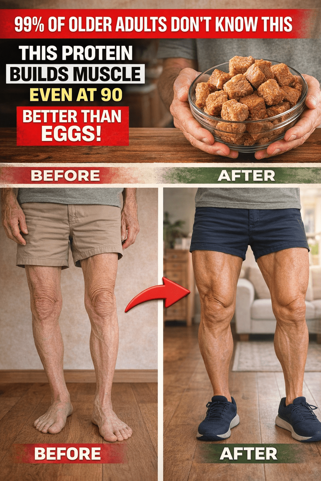 Discover the SECRET INGREDIENT that strengthens your legs and helps fight sarcopenia