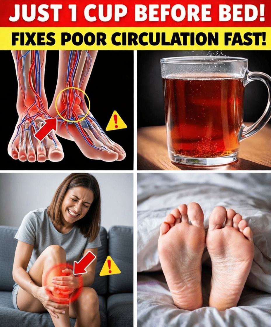 Over 60? Drink THIS to Increase Blood Flow in Legs Fast | Senior Health Tips