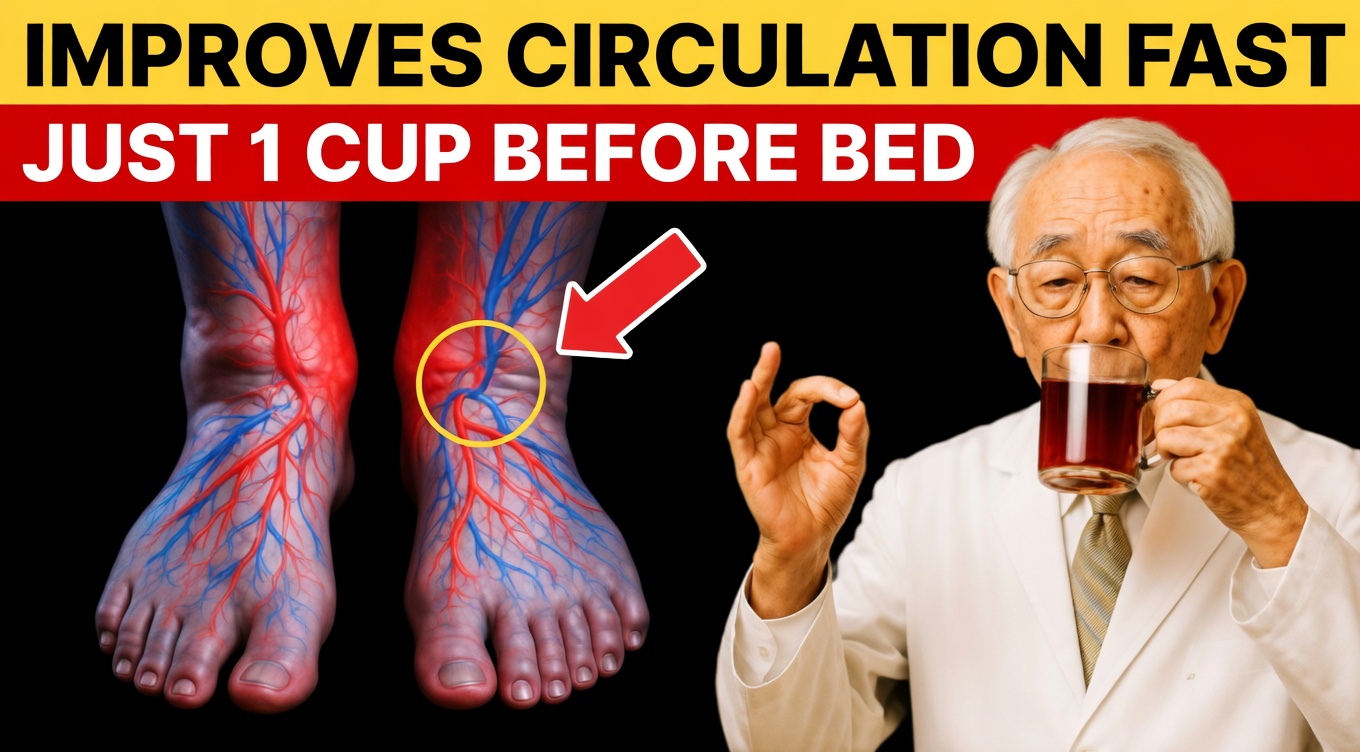 Over 60? Drink THIS to Increase Blood Flow in Legs Fast | Senior Health Tips