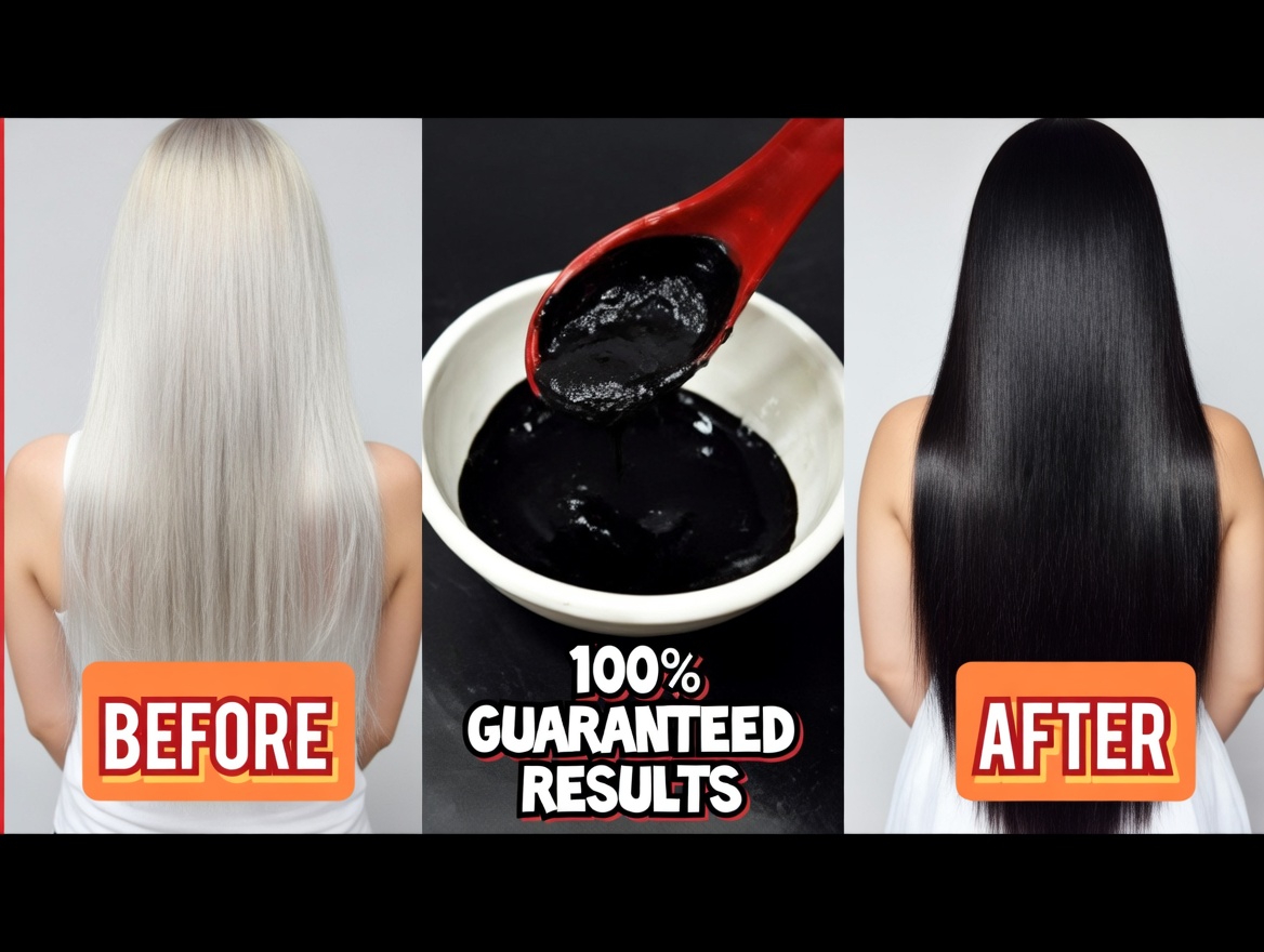 The 30-Minute Secret: How to Achieve Permanent Jet Black Hair Naturally at Home—Guaranteed