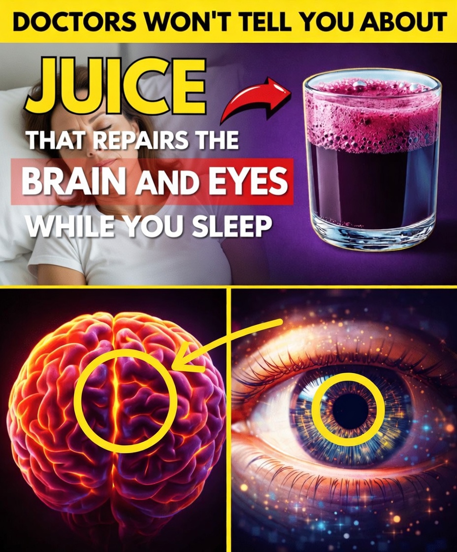 Seniors: Top 4 Juices to Clear Your Eyes and Sharpen Your Mind While You Sleep!