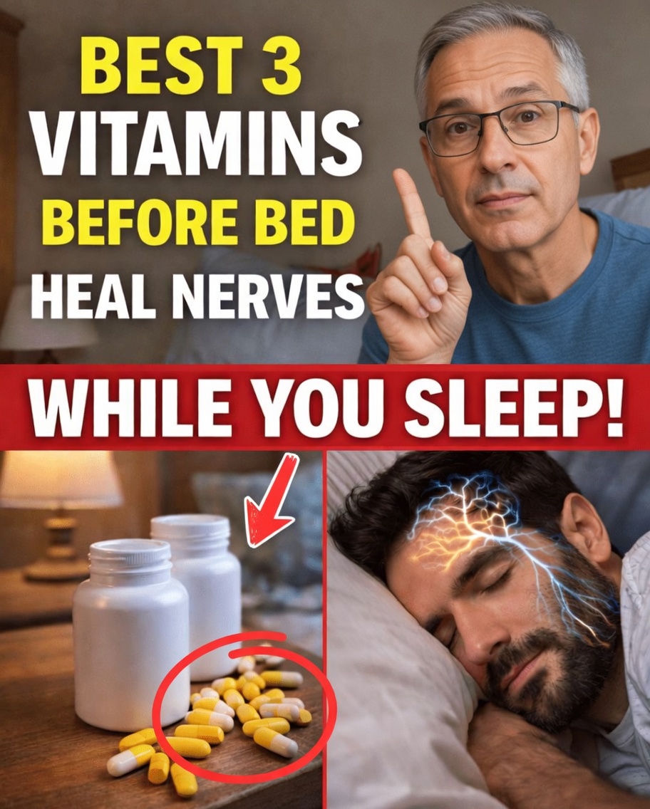 3 Bedtime Vitamins for Stronger Legs After 60