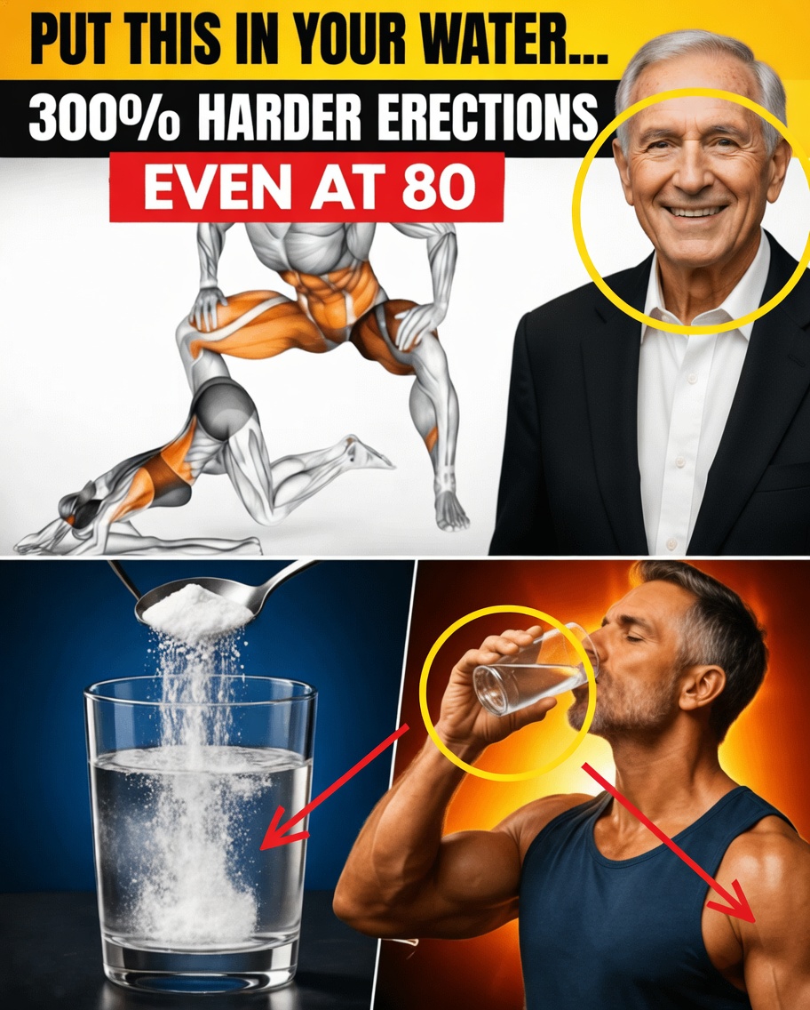 Men Over 50: STOP Drinking Plain Water! Add THIS for Max Nitric Oxide and Rock-Solid Circulation!