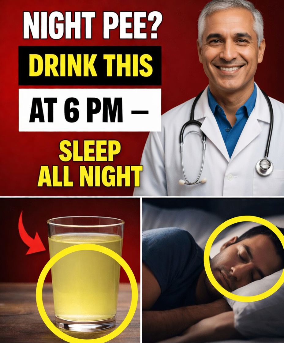 Urologist Reveals: Drink This at 6PM to Stop Waking Up at Night