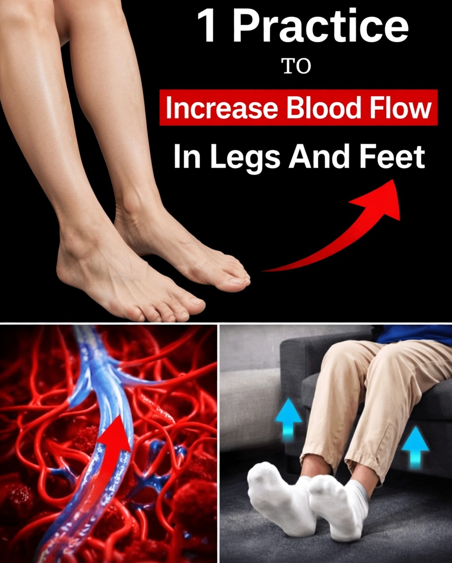 1 Simple Practice to Increase Blood Flow in Legs and Feet for Lighter Daily Steps