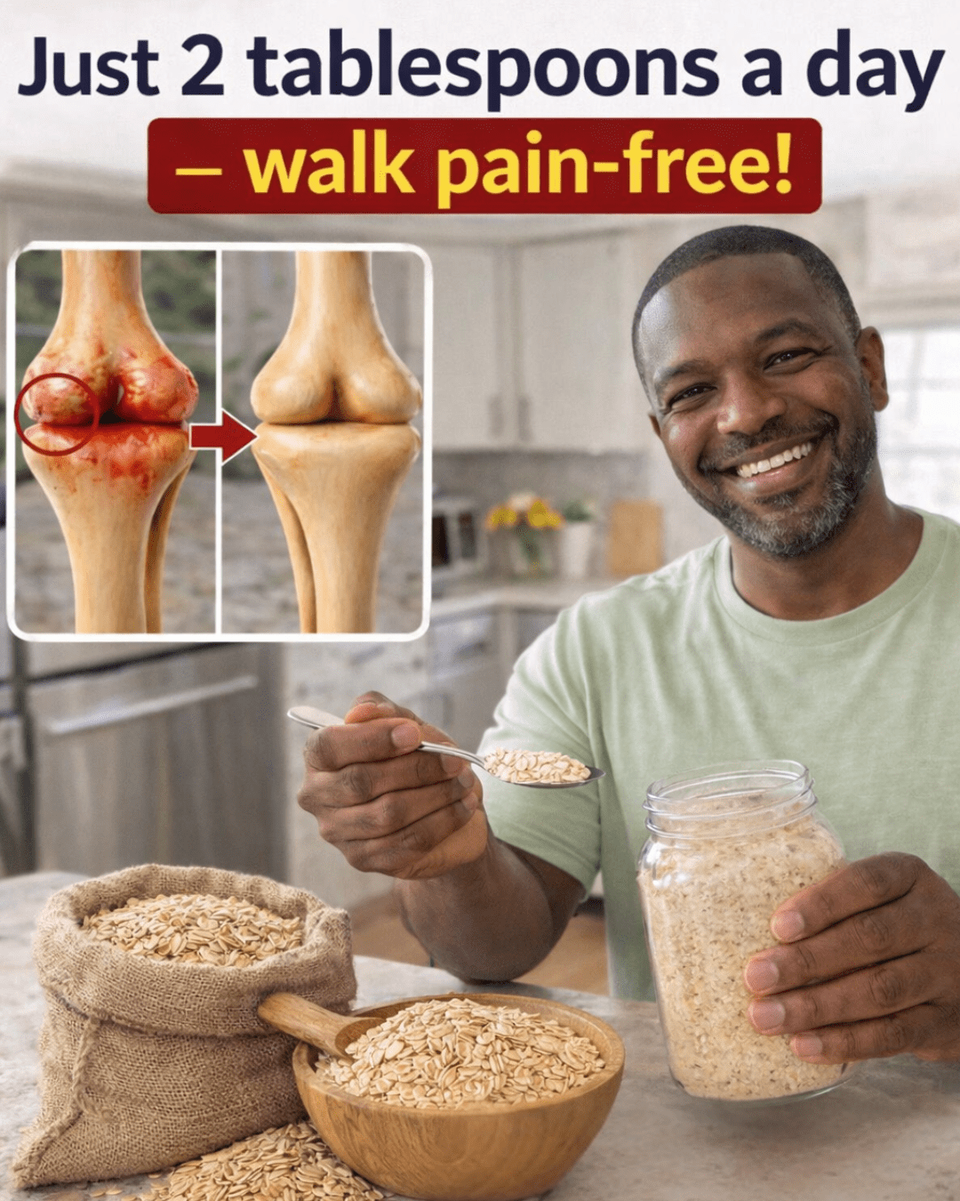 How Adding Just 2 Tablespoons of Oats to Your Daily Routine Can Support Joint Health and Mobility