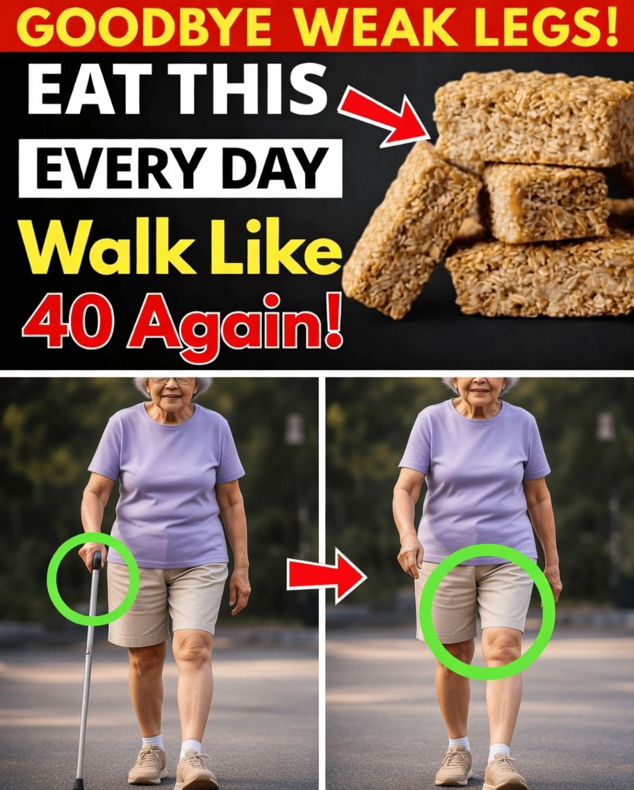Seniors: Want STRONGER Legs Even At 90? Eat THIS Every Day