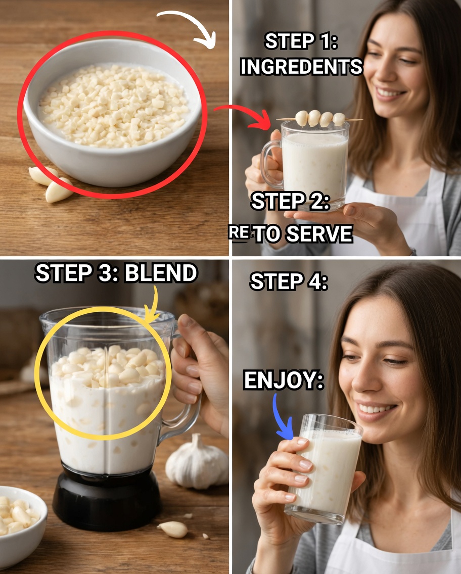 Boil garlic in milk and drink it all at once: Why you should start doing this