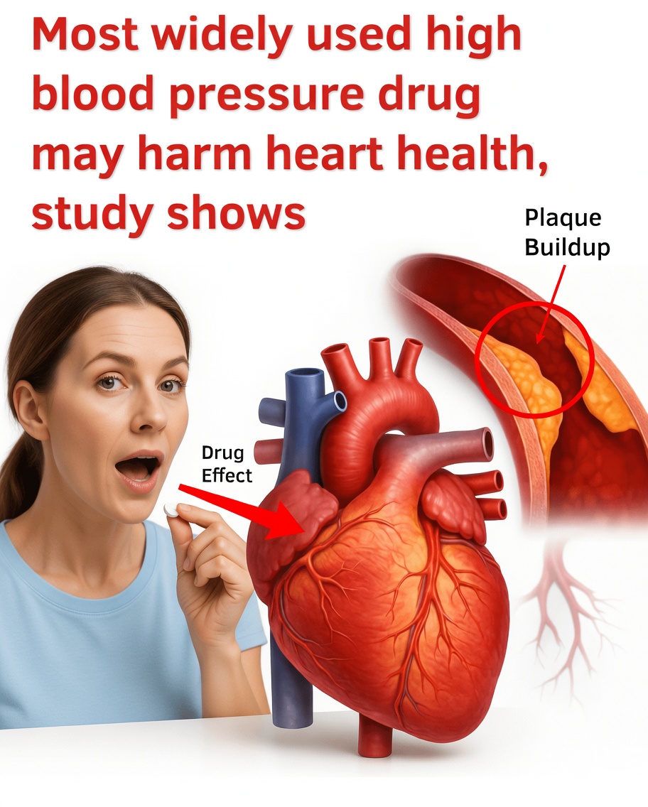 Most Widely Used High Blood Pressure Drug May Harm Heart Health, Study Shows