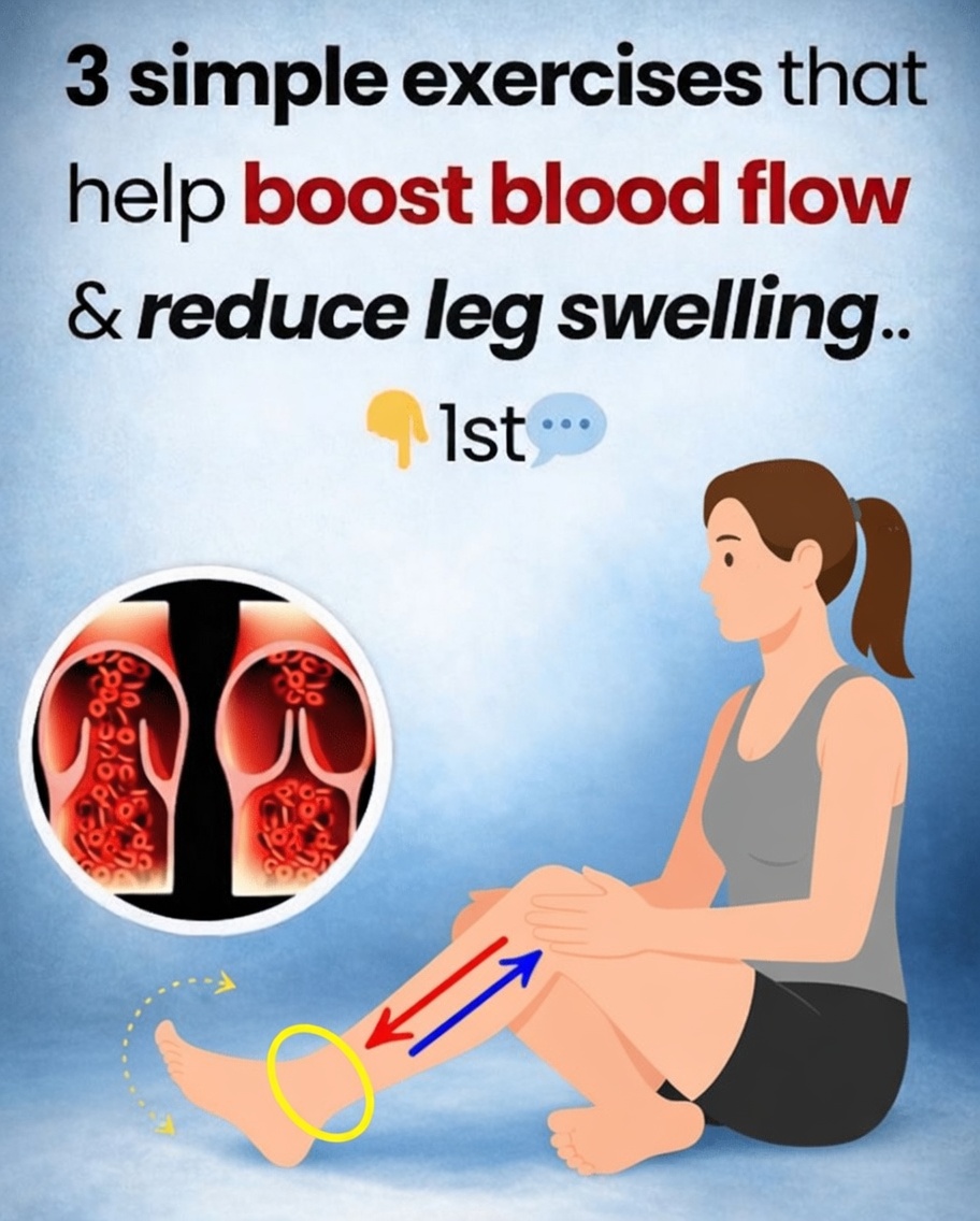 The only 3 exercises you need to improve leg circulation