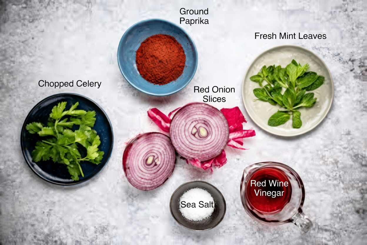 Mediterranean Red Onion & Black Bean Skillet