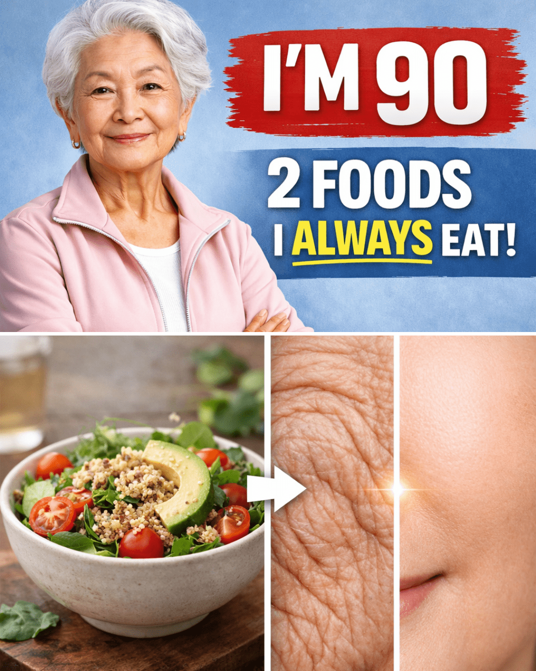 I’m 91 But I Look 59: My Secrets to Health, Vitality, and Longevity With 2 Anti-Aging Foods I Eat Daily