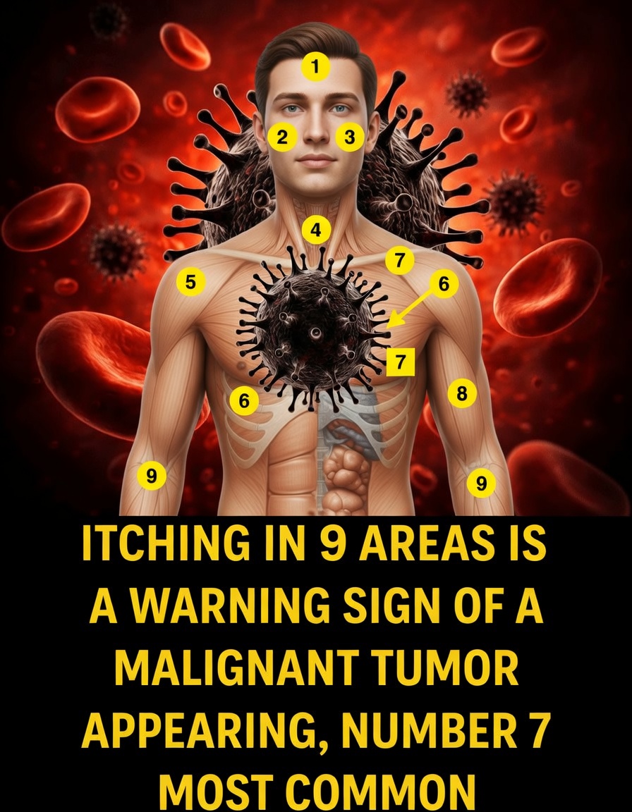 Itching in 9 Areas: A Warning Sign of Malignant Tumors, Number 7 Is the Most Common