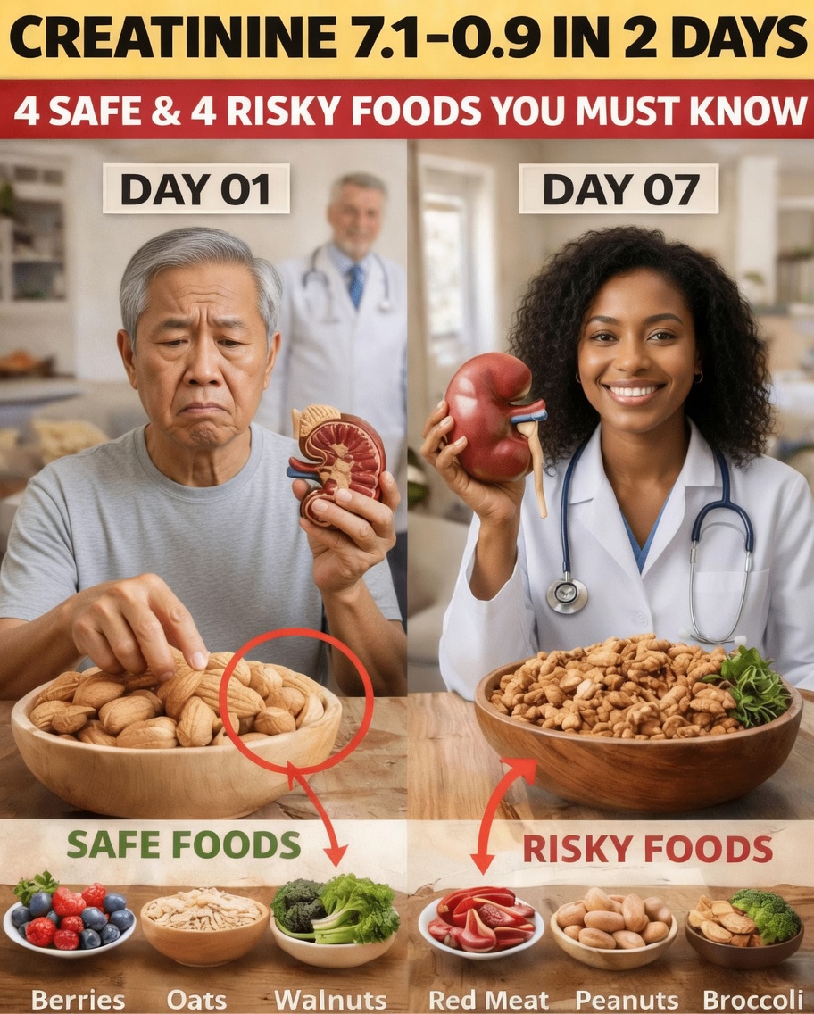 Creatinine levels dropped from 7.1 to 0.9 in 2 days! 4 healthy fats for kidney health and 4 potentially risky fats you should know about
