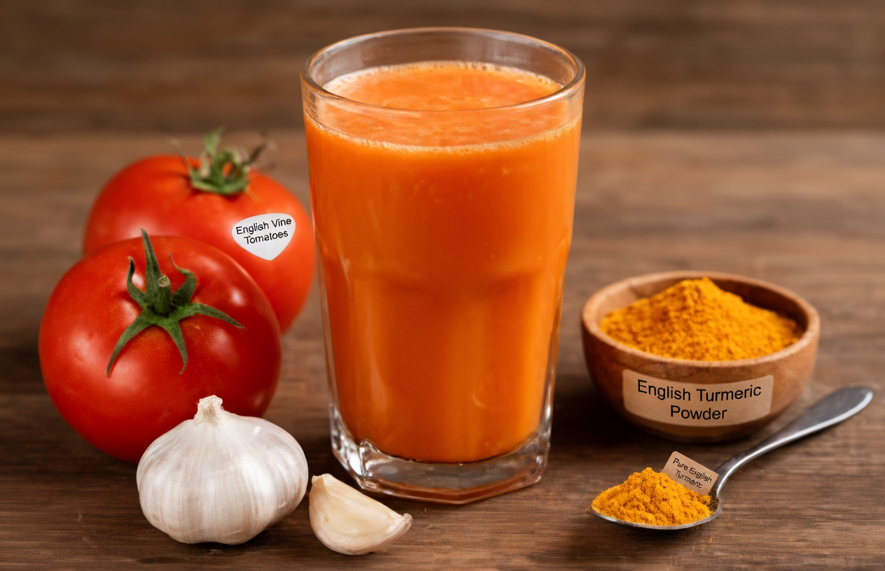 A prostate like new in just 3 days: Reduce prostate inflammation with this tomato and garlic drink.