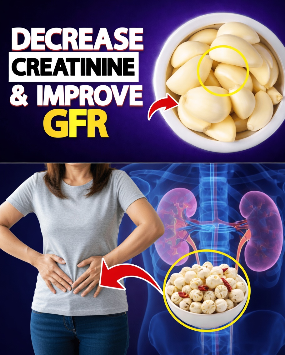 Top 5 Kidney-Safe Foods to Decrease Creatinine & Improve GFR – Your Kidneys Will Thank You by Day 7