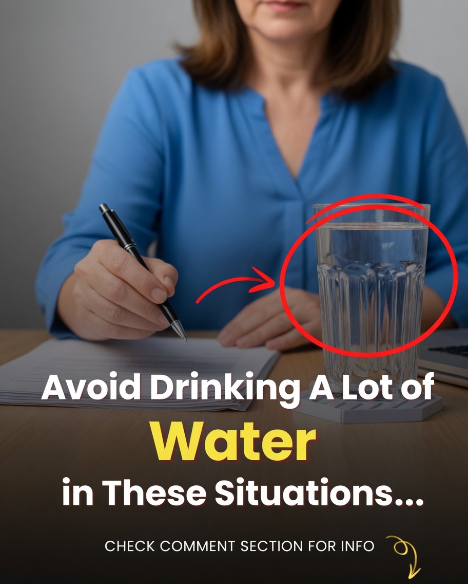 6 Times You Shouldn’t Drink a Lot of Water and What to Do Instead