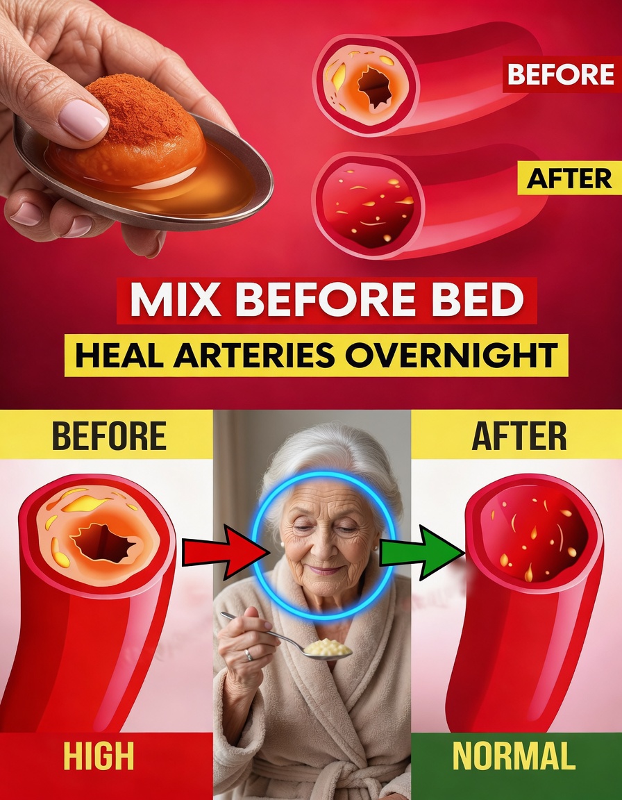 Mix These 3 Common Kitchen Staples Before Bed to Support Healthy Artery Circulation While You Sleep