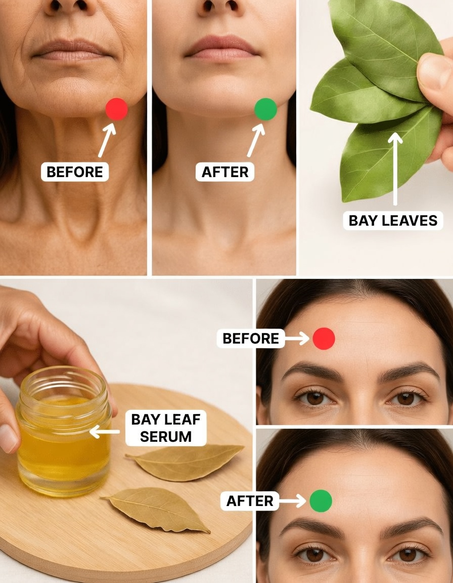 Bay Leaf Is 1,000,000× Stronger Than Botox – Erases Every Wrinkle Even at 70