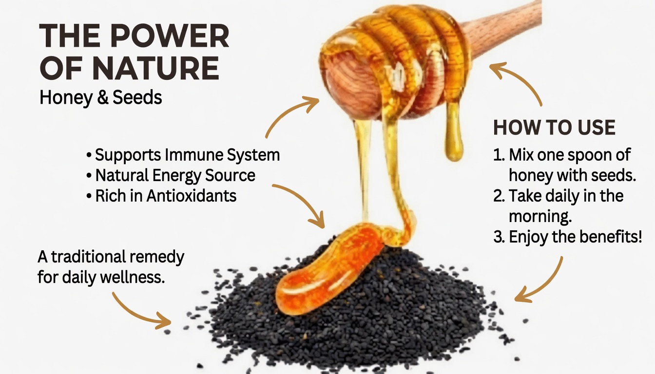 Old-School Doctors Swear By This: Just 3 Drops of Black Seed Oil in Honey Fixes 13 Problems You Thought Were Permanent