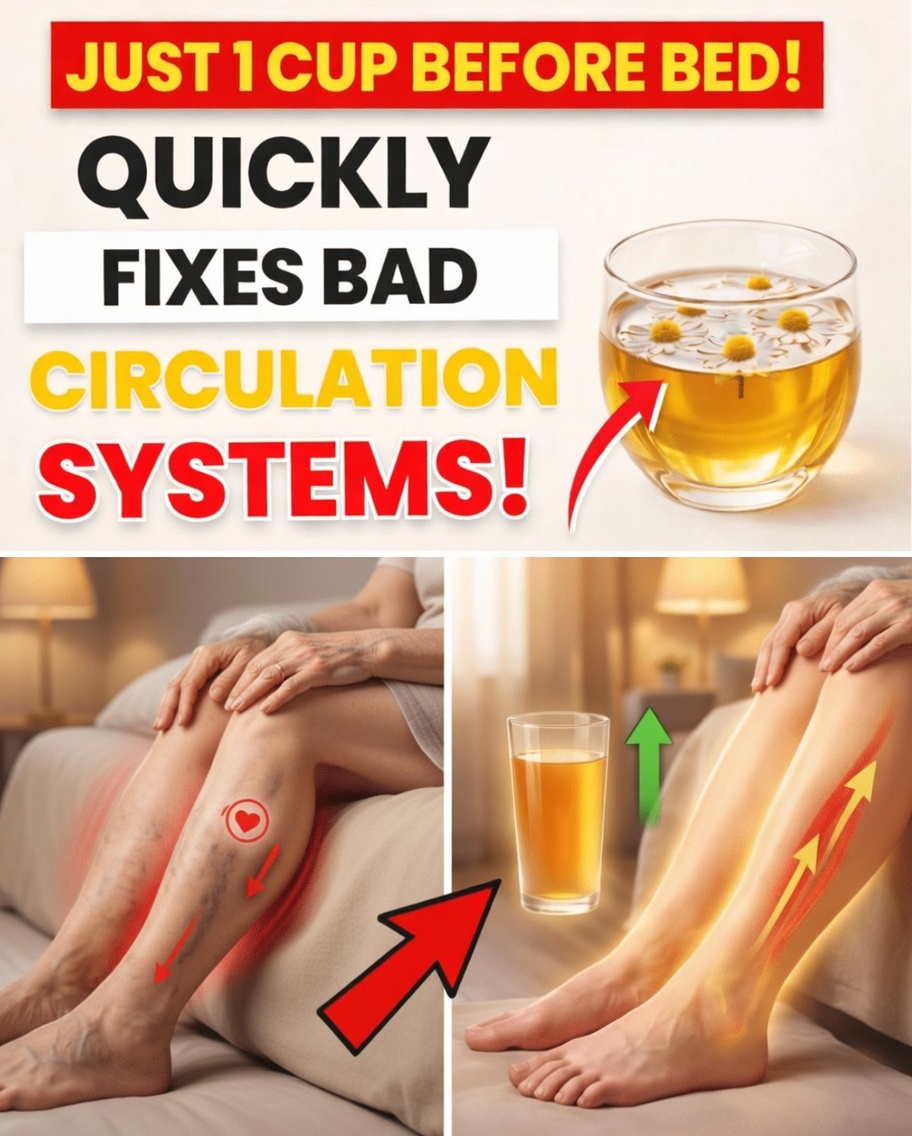Over 60? Doctors Are Hiding This Daily Drink That Restores Leg Circulation 42% in Hours