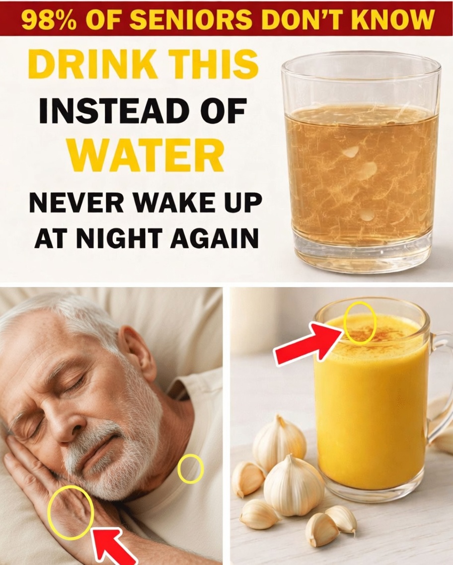 Over 60? Drink THIS Instead of Water Tonight – And Never See 3 AM Again