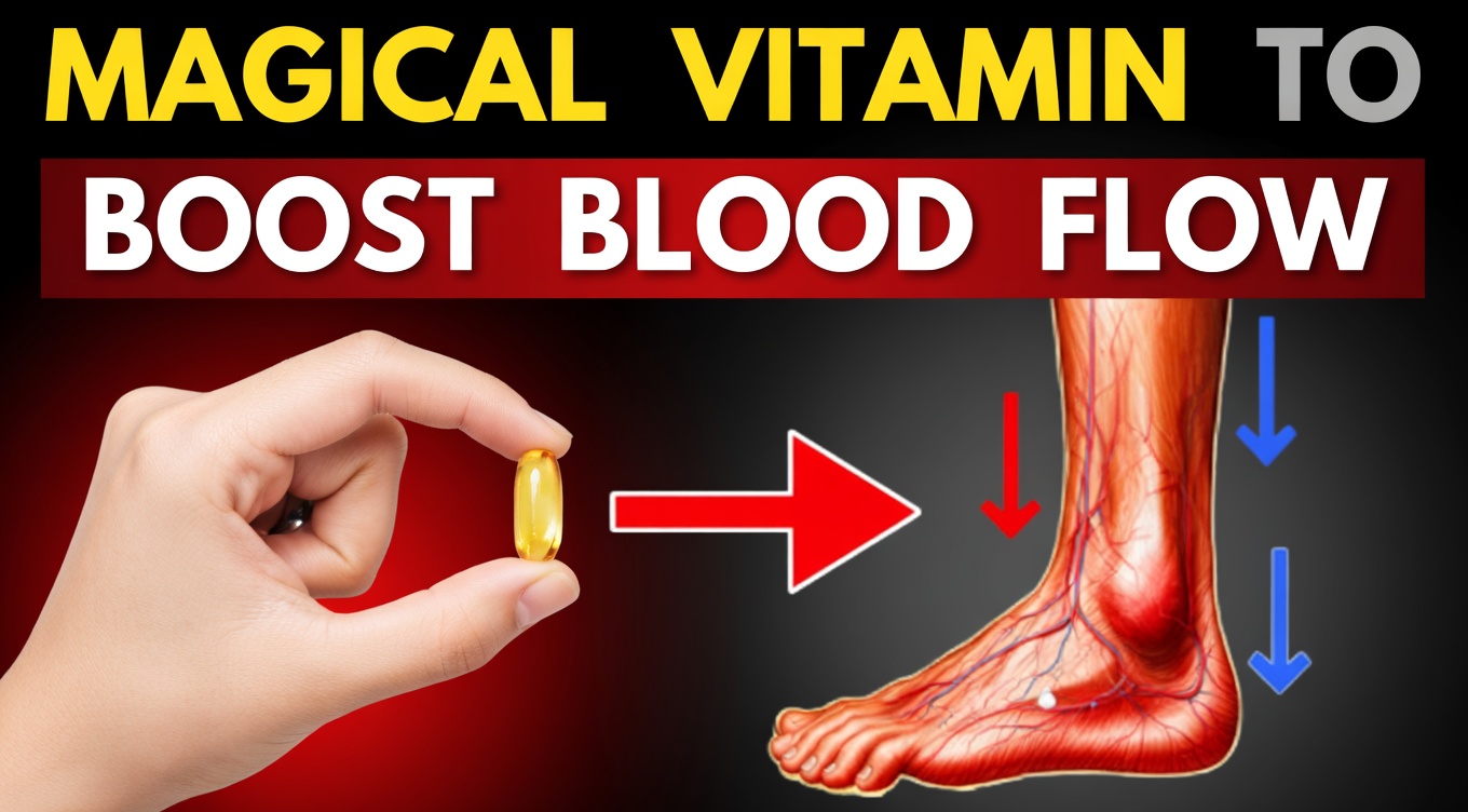 Seniors, The #1 Vitamin for Blood Circulation in Your Legs & Feet After 50
