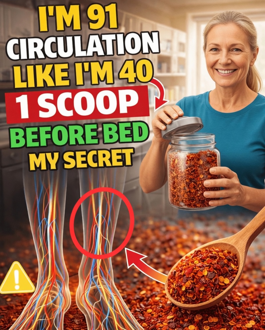 Seniors, Eat THIS Before Bed to Skyrocket Blood Flow and Circulation in Your Legs & Feet in Just 24 Hours!