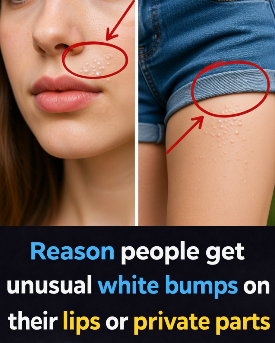 Why You Might Notice Unusual White Bumps on Your Lips or Private Parts and What It Means