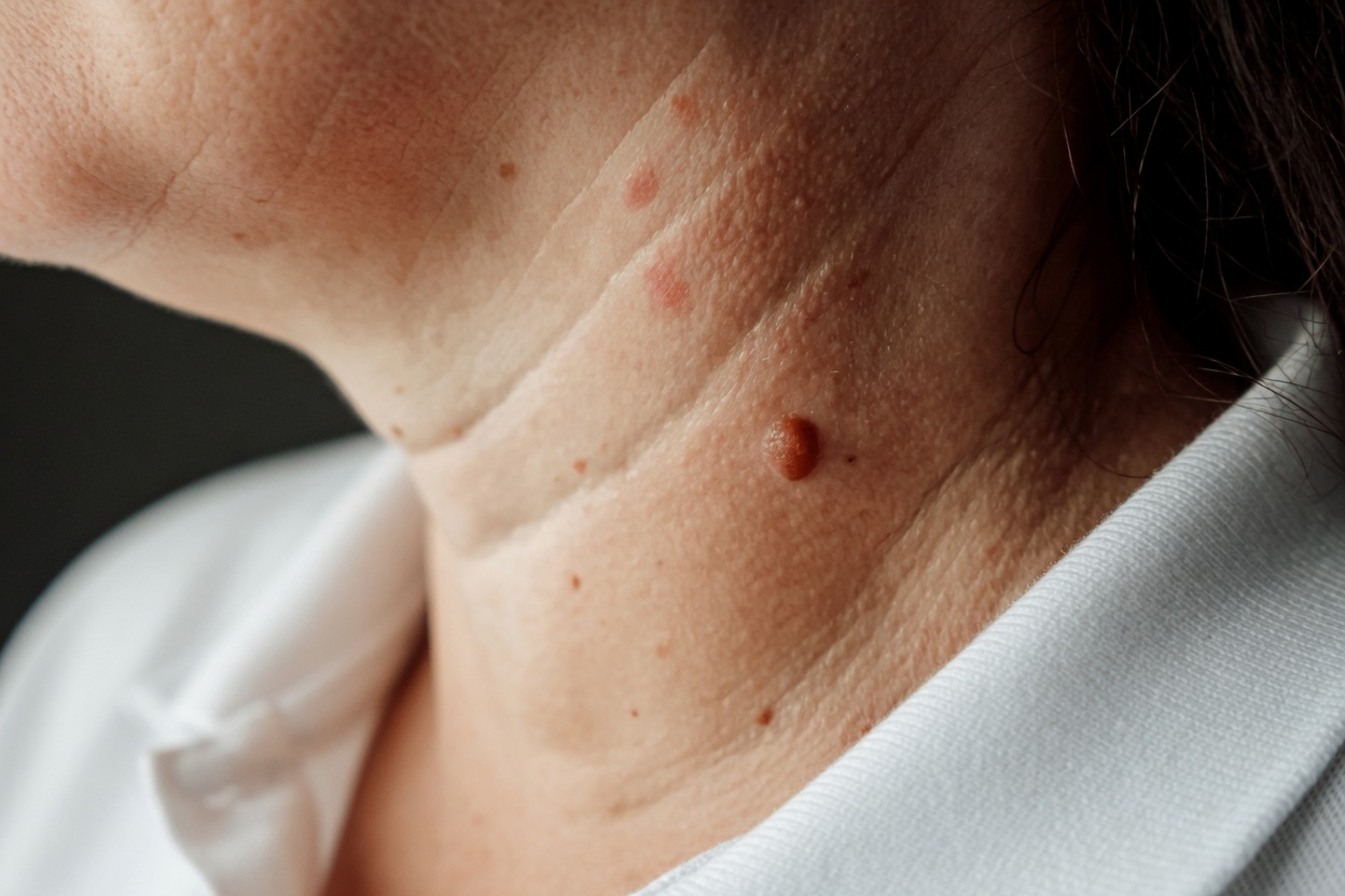 If You Notice Small Pieces of Skin on Your Neck or Armpits, Here’s What It Could Mean