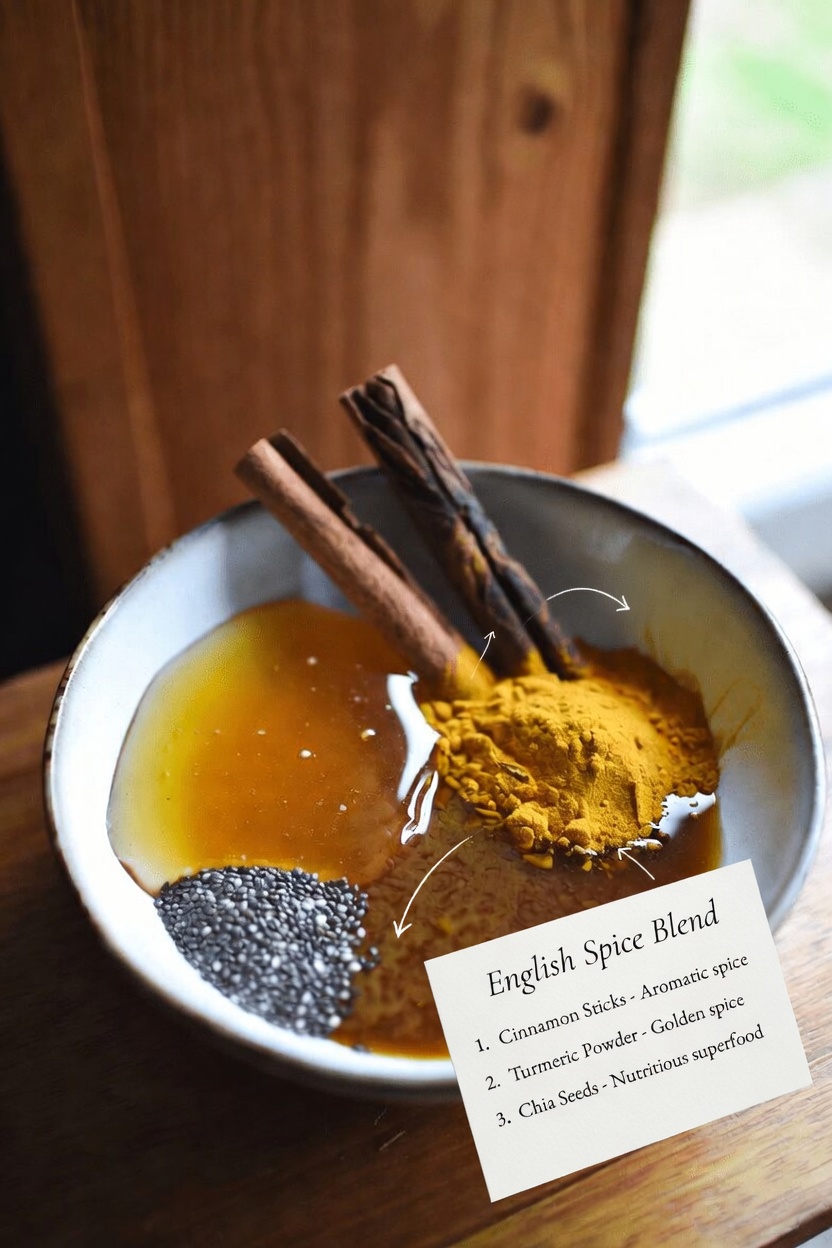 A Simple Morning Habit with Honey, Cinnamon, Turmeric, Apple Cider Vinegar, and Chia Seeds to Explore for Bone and Mental Wellness