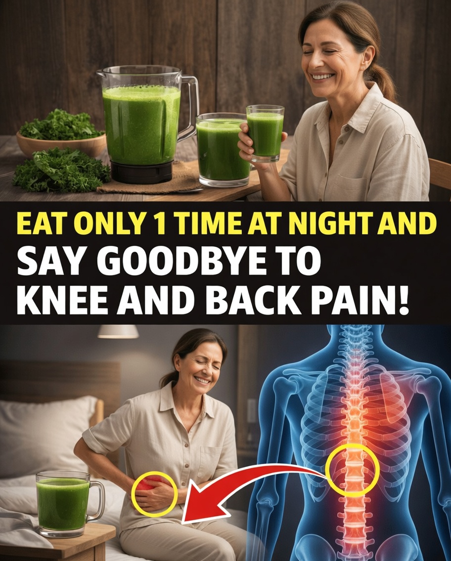 Seniors, Drink 1 Glass Before Bed: How Celery and Kale Juice May Support Morning Comfort