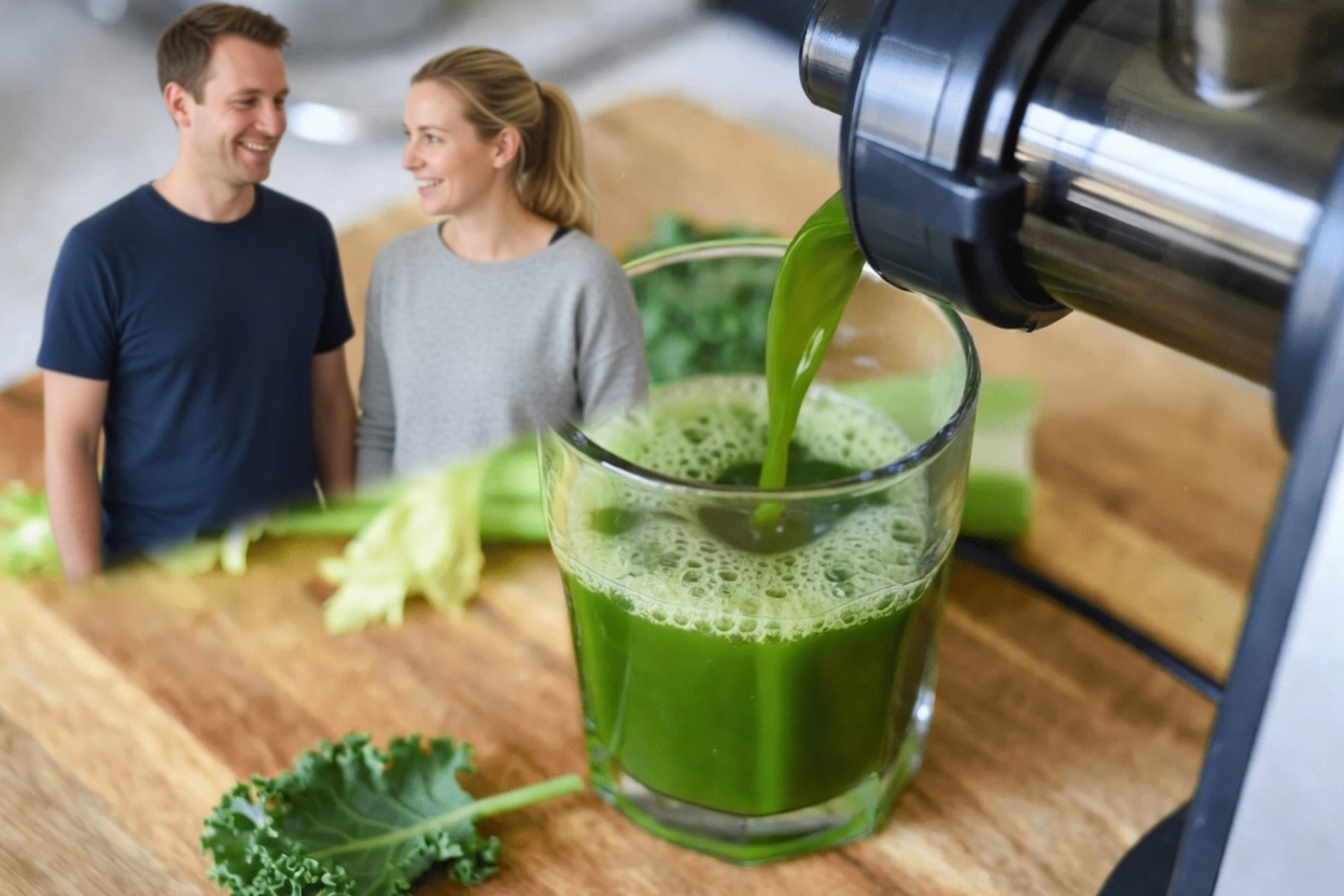 Seniors, Drink 1 Glass Before Bed: How Celery and Kale Juice May Support Morning Comfort