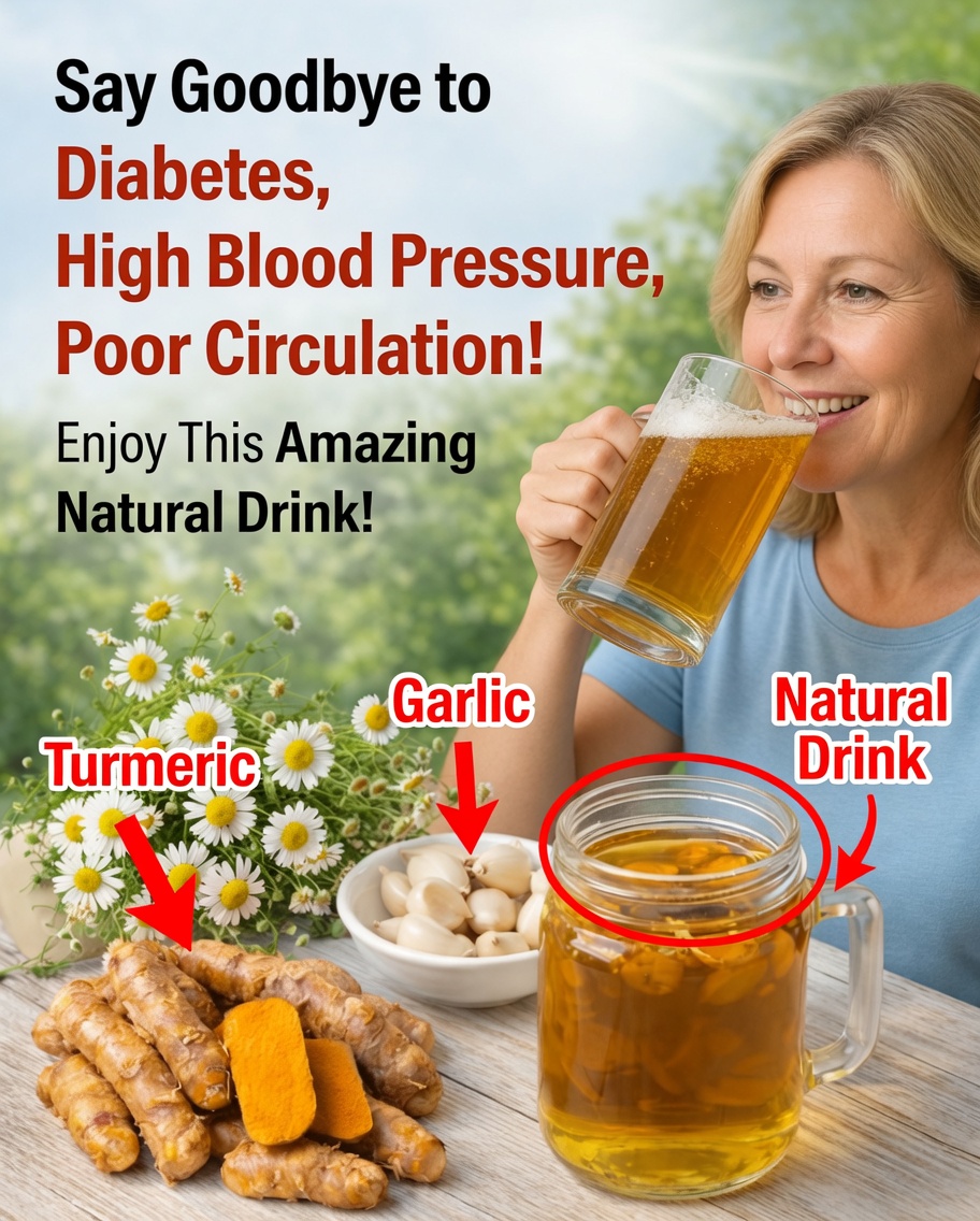 Chamomile, Turmeric, Fennel & Bay Leaf Tea: The 4-Herb Blend That May Calm Blood Pressure, Steady Blood Sugar, and Revive Sluggish Circulation