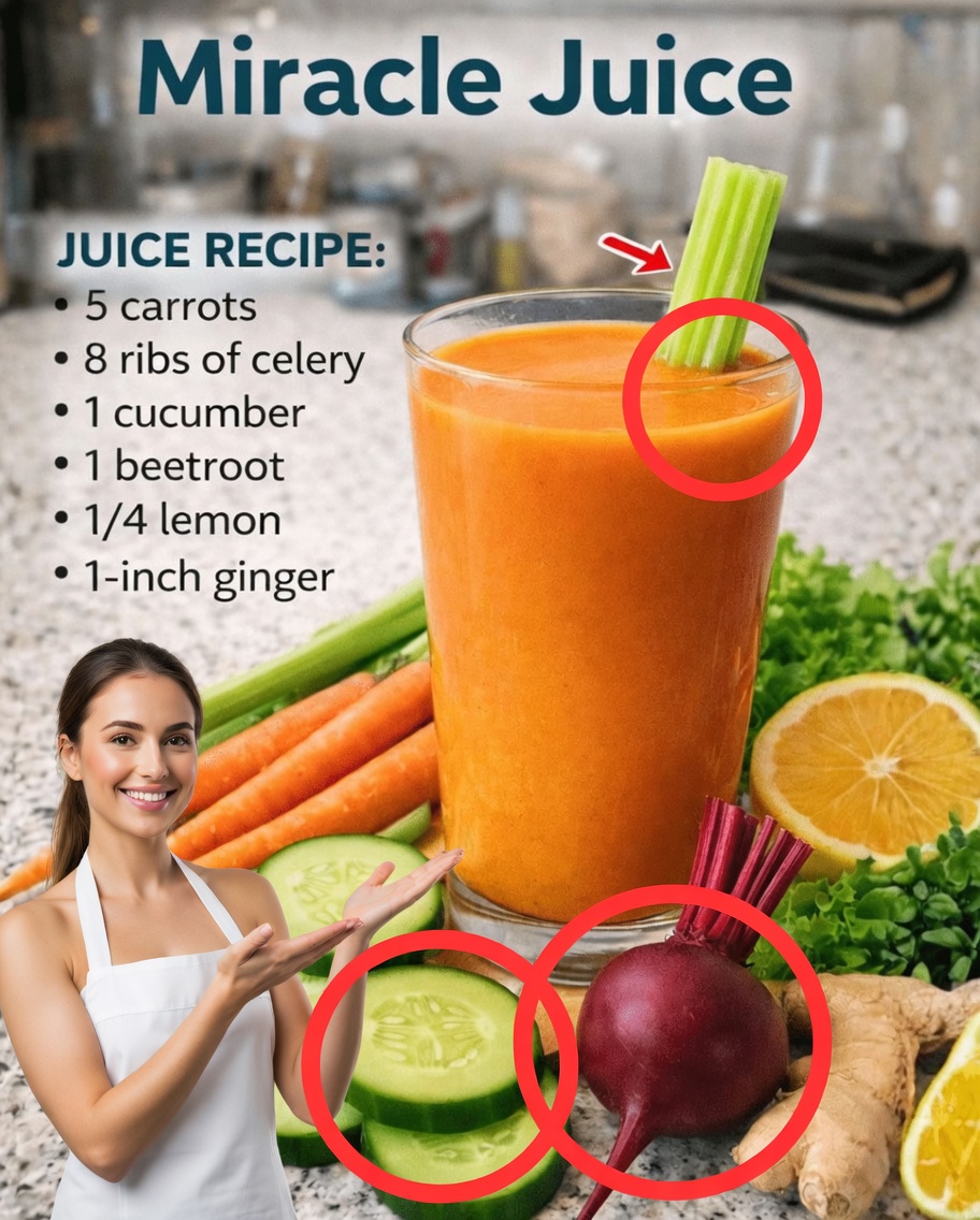 Discover the Ultimate Wellness Booster in a Glass: A Simple Juice Recipe with Carrots, Celery, and More