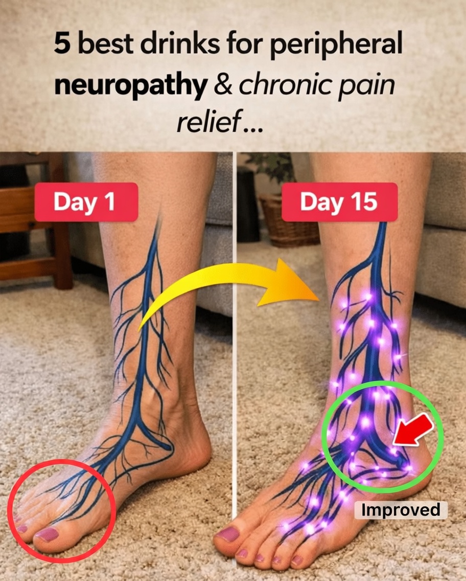 5 best drinks for peripheral neuropathy & chronic pain relief