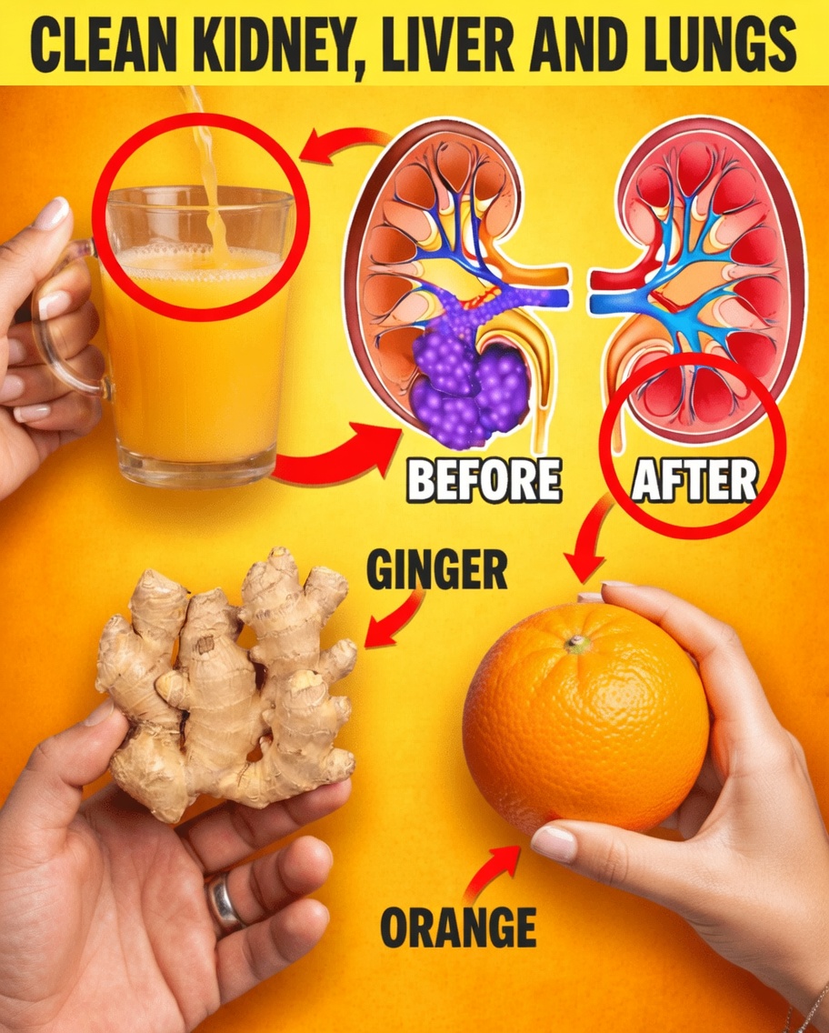 Cleanse Your Kidneys, Liver & Lungs Naturally with This Simple Detox