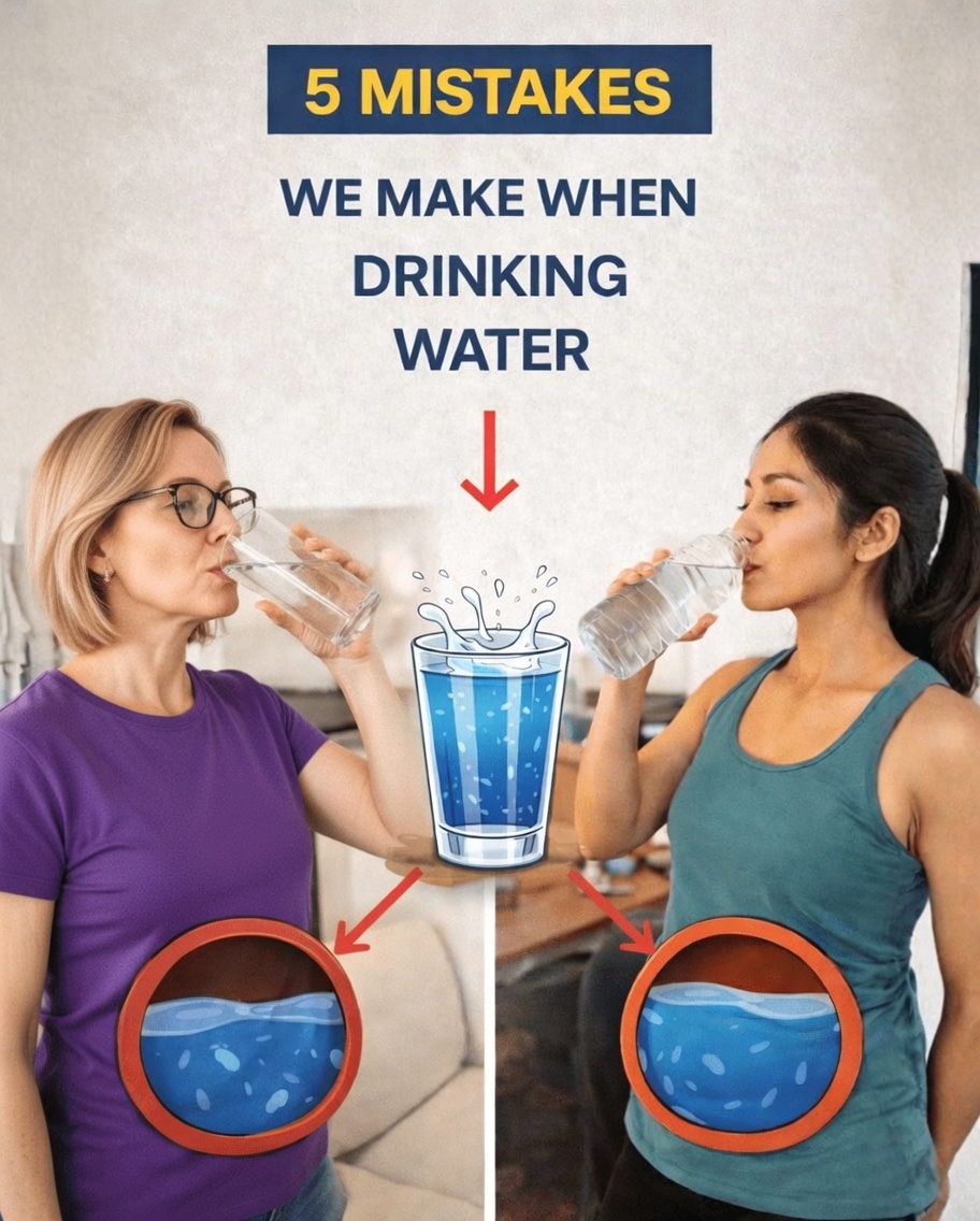 5 Mistakes We Make When Drinking Water