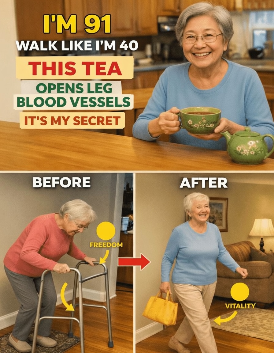 Over 60? These 3 Simple Teas May Help Support Leg Strength and Improve Daily Mobility