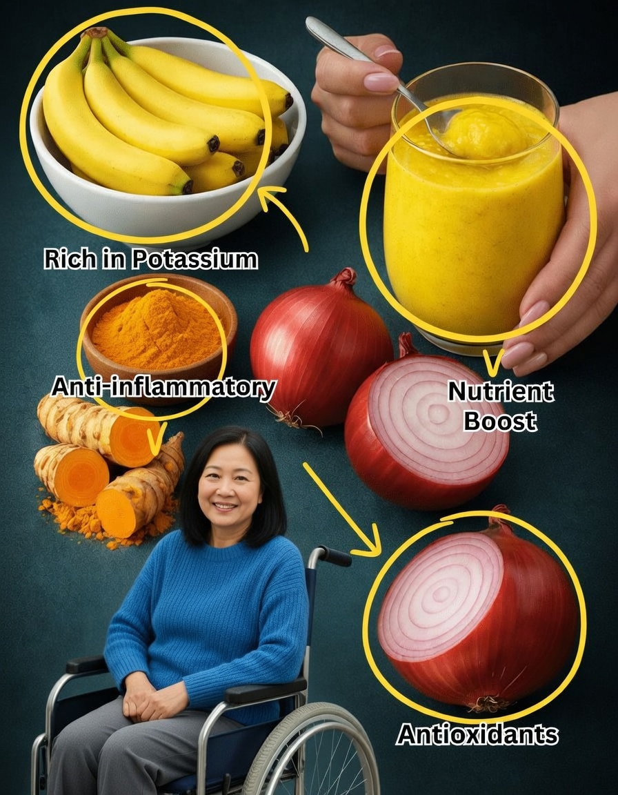 A Natural Remedy for Joint and Bone Pain: Banana, Onion, and Turmeric
