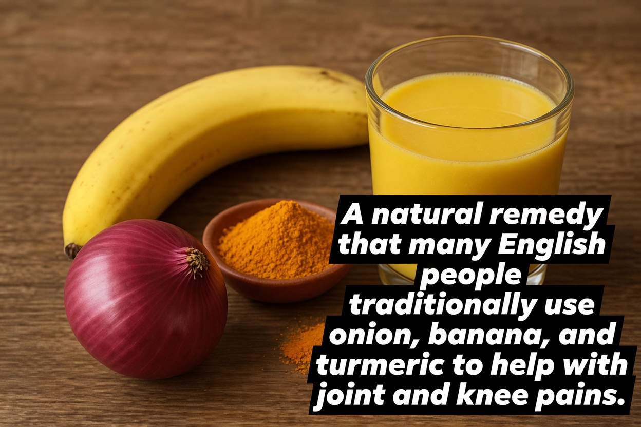 A Natural Remedy for Joint and Bone Pain: Banana, Onion, and Turmeric