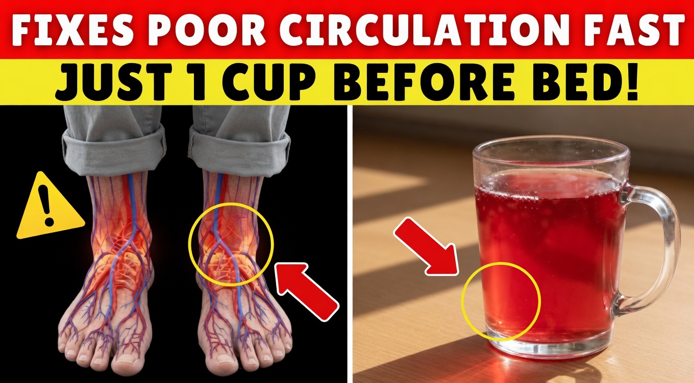 The #1 Drink That Seniors Should Try to Improve Circulation