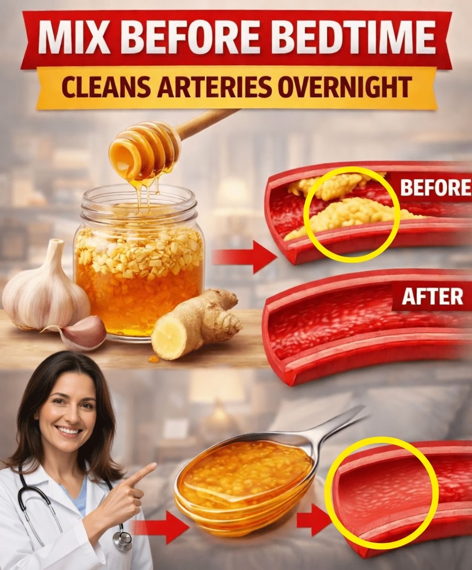 Mix These 3 Pantry Ingredients Before Bed — Your Arteries May Thank You in the Morning