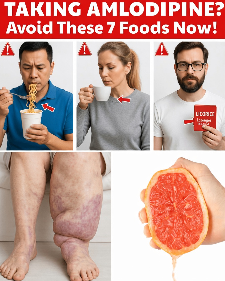 7 Foods That Can Quietly Make Amlodipine Side Effects Worse (And Smart Swaps to Feel Better Fast)