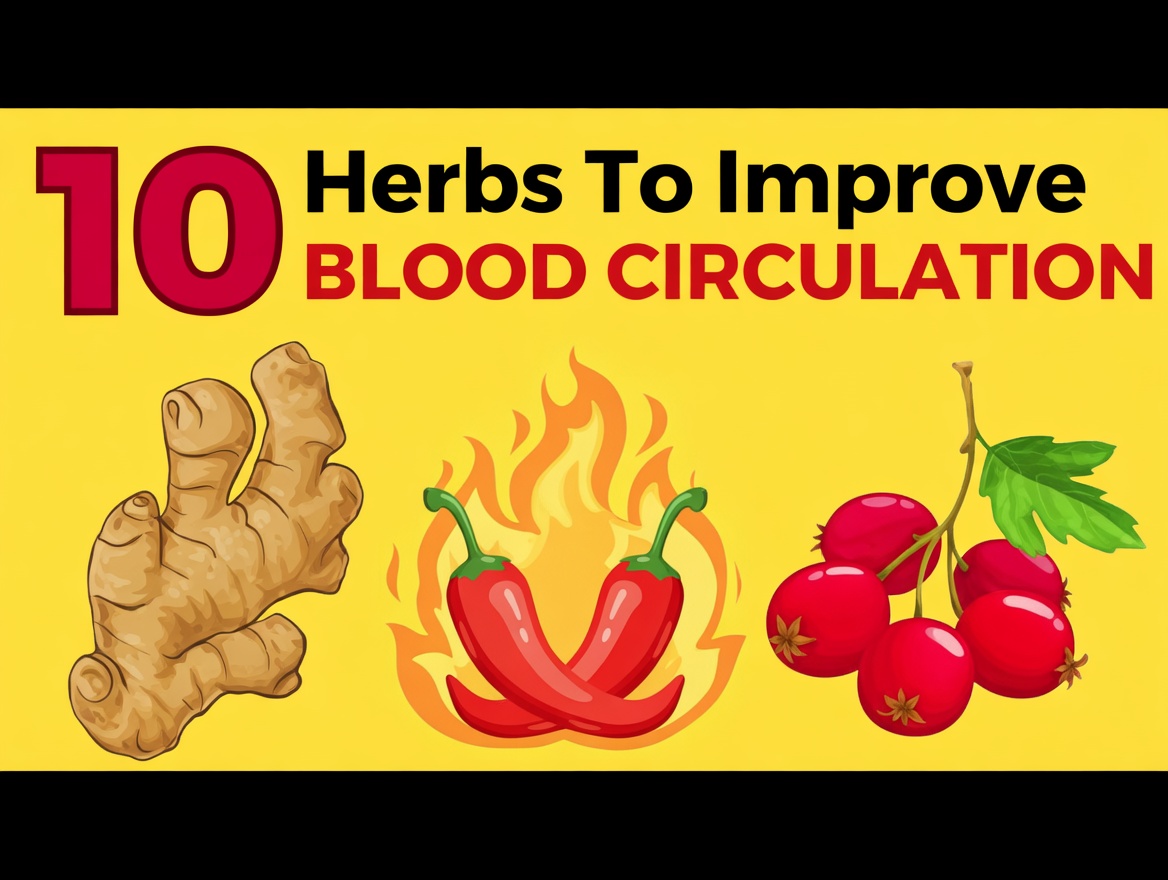 Discover 6 Powerful Herbs That May Help Support Healthy Circulation and Leg Comfort Naturally After 45