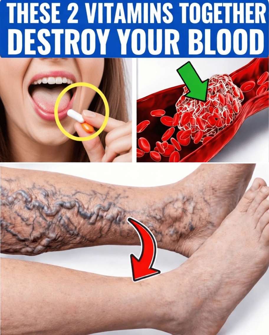 DANGER! Seniors, you should never take these 2 vitamins and supplements together