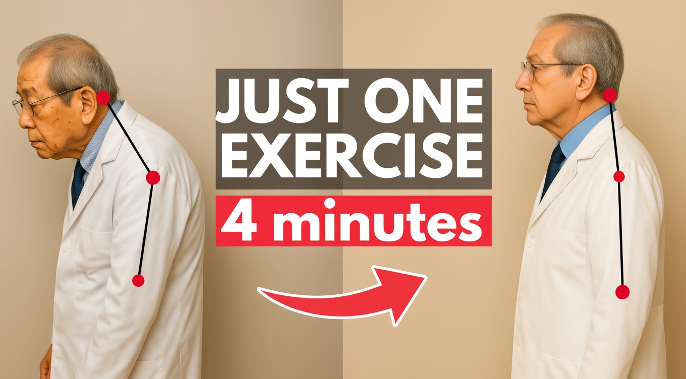 How to Fix Forward Head Posture After 60 in Just 4 Minutes – The Gentle Routine Japan’s Oldest Doctor Swears By