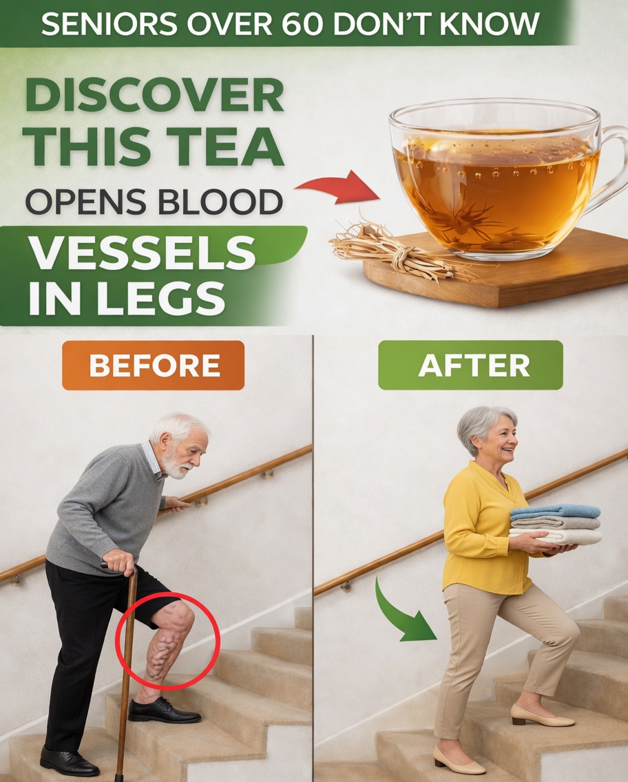 Over 60 and Noticing Weaker Legs? These 3 Teas May Help Support Muscle Strength and Steady Walking