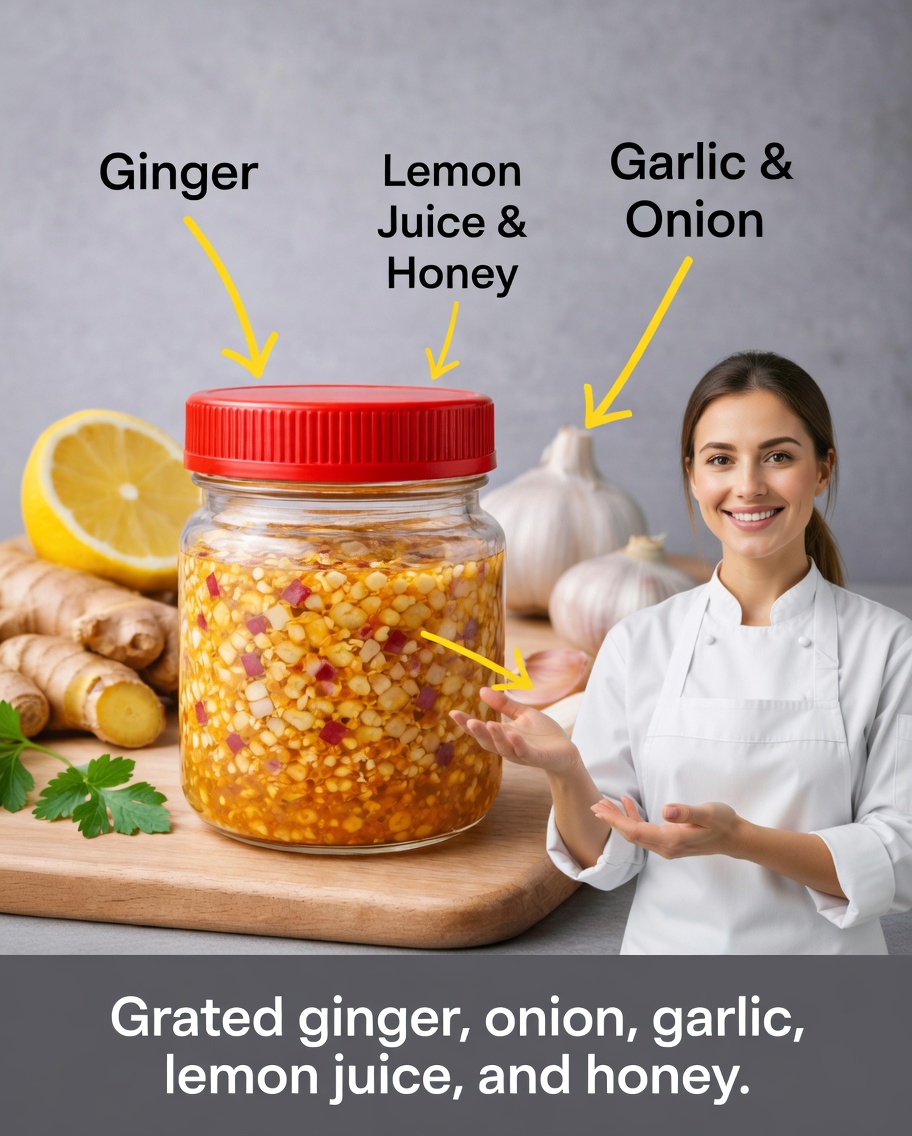 Discover the Surprising Wellness Boost from Ginger, Onion, Garlic, Lemon, and Honey for Daily Vitality After 40