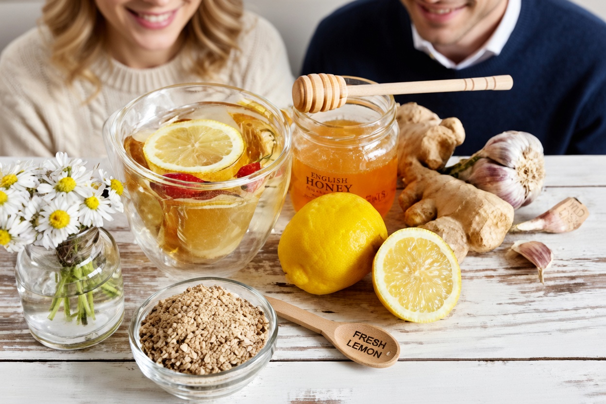 Discover the Surprising Wellness Boost from Ginger, Onion, Garlic, Lemon, and Honey for Daily Vitality After 40